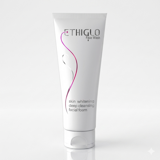 Ethiglo Skin Whitening & Deep Cleansing Facial Foam - Brightening Face Wash (Pack of 2)